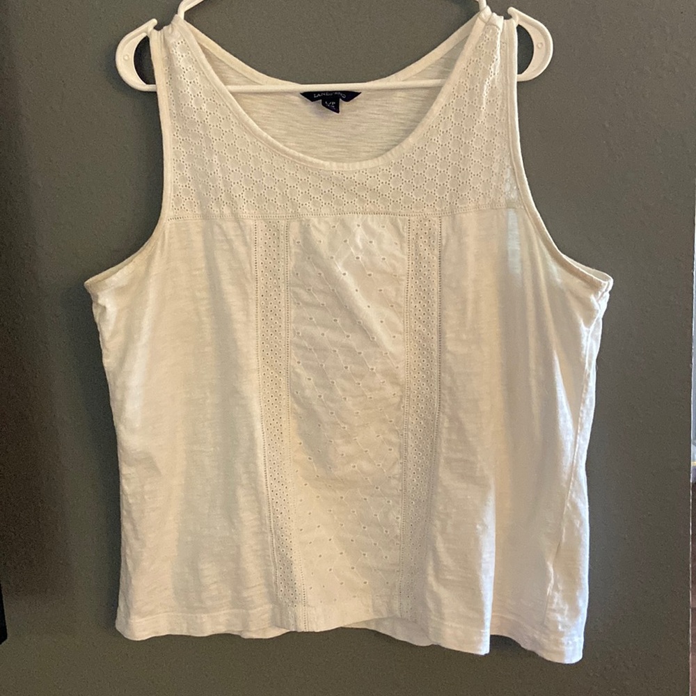 Lands End eyelet tank